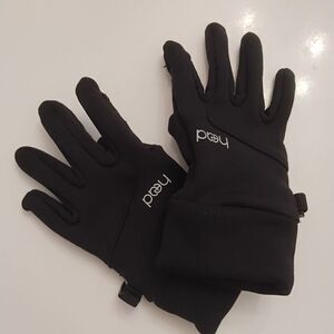 Head SENSATEC Gloves Kids Touchscreen Black with Red Accent Medium